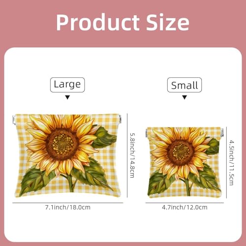 Anna Cowper Kosmetiktasche für Geldbörsen, Leder, kleine Make-up-Tasche, Kosmetiktasche, tragbar, kein Reißverschluss, Make-up-Tasche, Münzgeldbörse, Schmuckbeutel, Motiv: Grunge Hahn, Blume, 2 Stück, Anna Cowper Kosmetiktasche für Geldbörsen, Leder, kleine Make-up-Tasche, Kosmetiktasche, tragbar, kein Reißverschluss, Make-up-Tasche, Münzgeldbörse, Schmuckbeutel, Motiv: Grunge Hahn, Blume, 2 Stück, von Anna Cowper