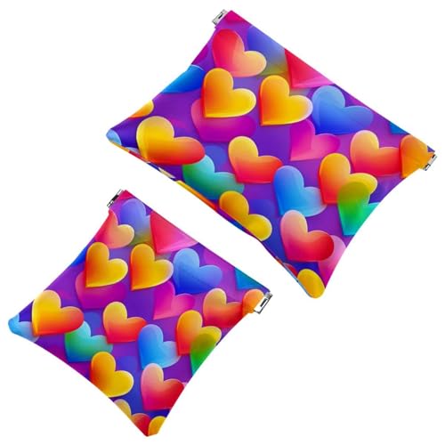 Anna Cowper Kosmetiktasche für Geldbörsen, Leder, kleine Make-up-Tasche, Kosmetiktasche, tragbar, kein Reißverschluss, Make-up-Tasche, Münzgeldbörse, Schmuckbeutel, Schneeflocken, Weihnachten, 2 von Anna Cowper