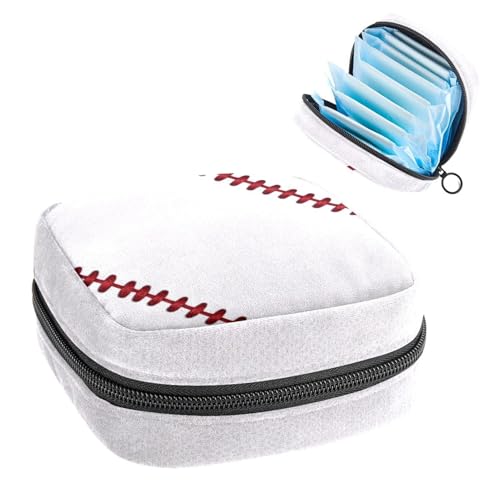 Anna Cowper Perioden-Tasche, Damenbinden-Aufbewahrungstasche, Menstruationspolster, Reißverschluss, tragbar, Damenpflege, Tamponbeutel für Damen, Mädchen, den täglichen Gebrauch, Outdoor-Reisen, Ball von Anna Cowper