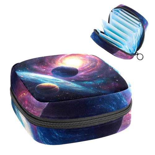 Anna Cowper Perioden-Tasche, Damenbinden-Aufbewahrungstasche, Menstruationspolster, Reißverschluss, tragbar, Damenpflege, Tamponbeutel für Damen, Mädchen, den täglichen Gebrauch, Outdoor-Reisen von Anna Cowper