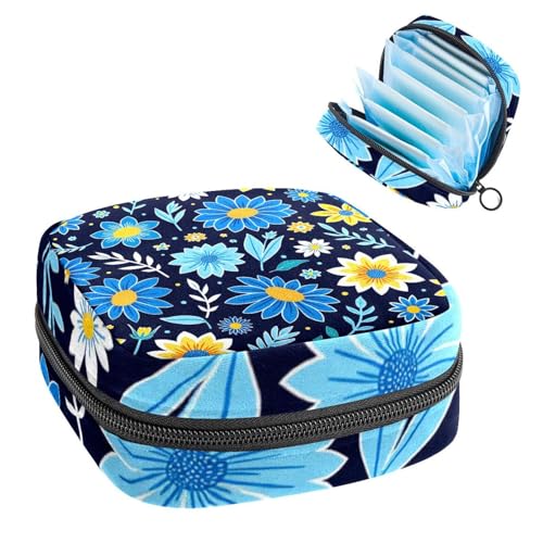 Anna Cowper Perioden-Tasche, Damenbinden-Aufbewahrungstasche, Menstruationspolster, Reißverschluss, tragbar, Damenpflege, Tamponbeutel für Damen, Mädchen, den täglichen Gebrauch, Outdoor-Reisen von Anna Cowper