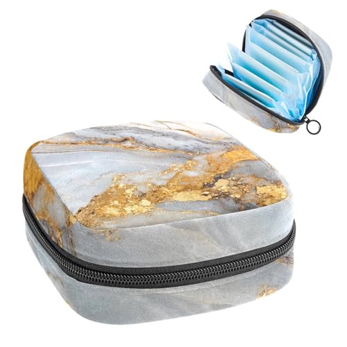 Anna Cowper Perioden-Tasche, Damenbinden-Aufbewahrungstasche, Menstruationspolster, Reißverschluss, tragbar, Damenpflege, Tamponbeutel für Damen und Mädchen, den täglichen Gebrauch, Outdoor-Reisen von Anna Cowper