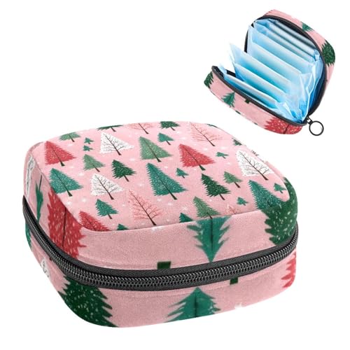 Anna Cowper Perioden-Tasche, Damenbinden-Aufbewahrungstasche, Menstruationspolster, Reißverschluss, tragbar, Damenpflege, Tamponbeutel für Frauen und Mädchen, den täglichen Gebrauch, Outdoor-Reisen von Anna Cowper