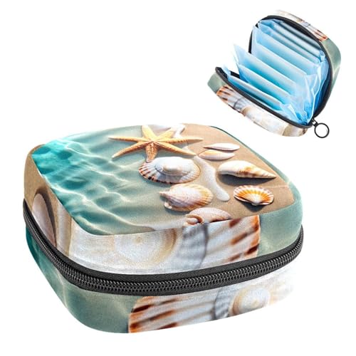 Anna Cowper Perioden-Tasche, Damenbinden-Aufbewahrungstasche, Menstruationspolster, Reißverschluss, tragbar, Damenpflege, Tamponbeutel für Frauen und Mädchen, den täglichen Gebrauch, Outdoor-Reisen von Anna Cowper