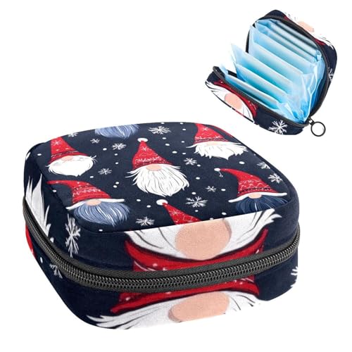 Anna Cowper Perioden-Tasche, Damenbinden-Aufbewahrungstasche, Menstruationspolster, Reißverschluss, tragbar, Damenpflege, Tamponbeutel für Frauen und Mädchen, den täglichen Gebrauch, Outdoor-Reisen von Anna Cowper