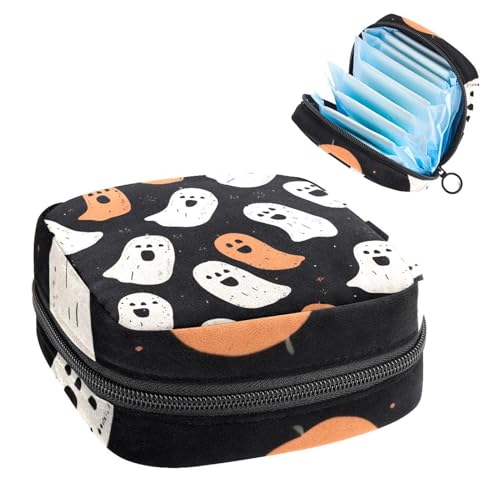 Anna Cowper Perioden-Tasche, Damenbinden-Aufbewahrungstasche, Menstruationspolster, Reißverschluss, tragbar, Damenpflege, Tamponbeutel für Frauen und Mädchen, den täglichen Gebrauch, Outdoor-Reisen von Anna Cowper