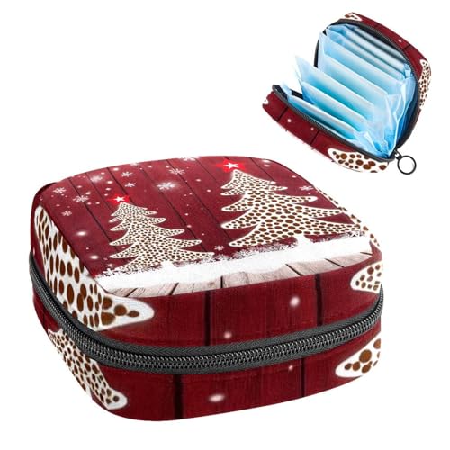 Anna Cowper Perioden-Tasche, Damenbinden-Aufbewahrungstasche, Menstruationspolster, Reißverschluss, tragbar, Damenpflege, Tamponbeutel für Frauen und Mädchen, den täglichen Gebrauch, Outdoor-Reisen von Anna Cowper