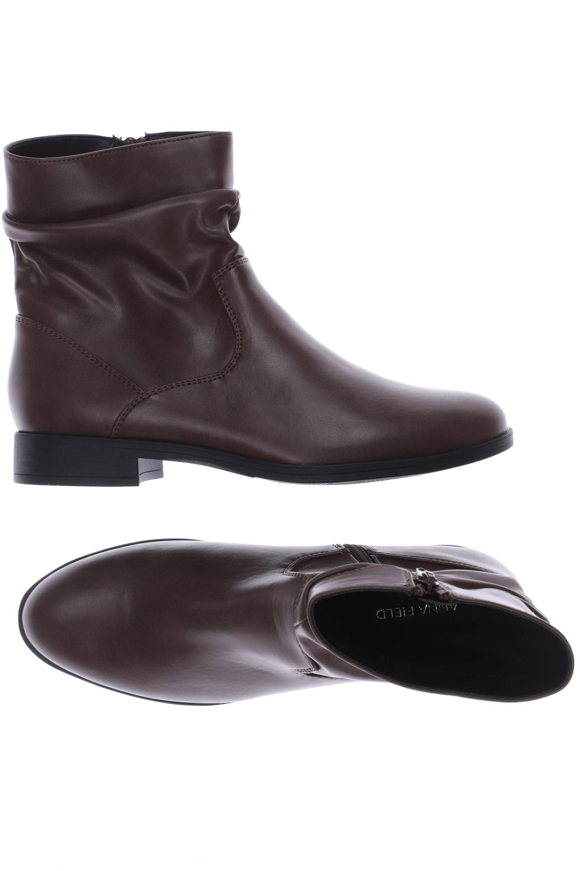 Anna Field Damen Stiefelette, braun, Gr. 38 von Anna Field