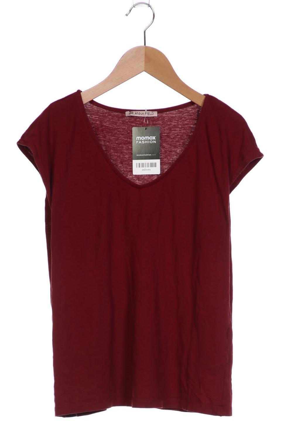 Anna Field Damen T-Shirt, bordeaux, Gr. 38 von Anna Field