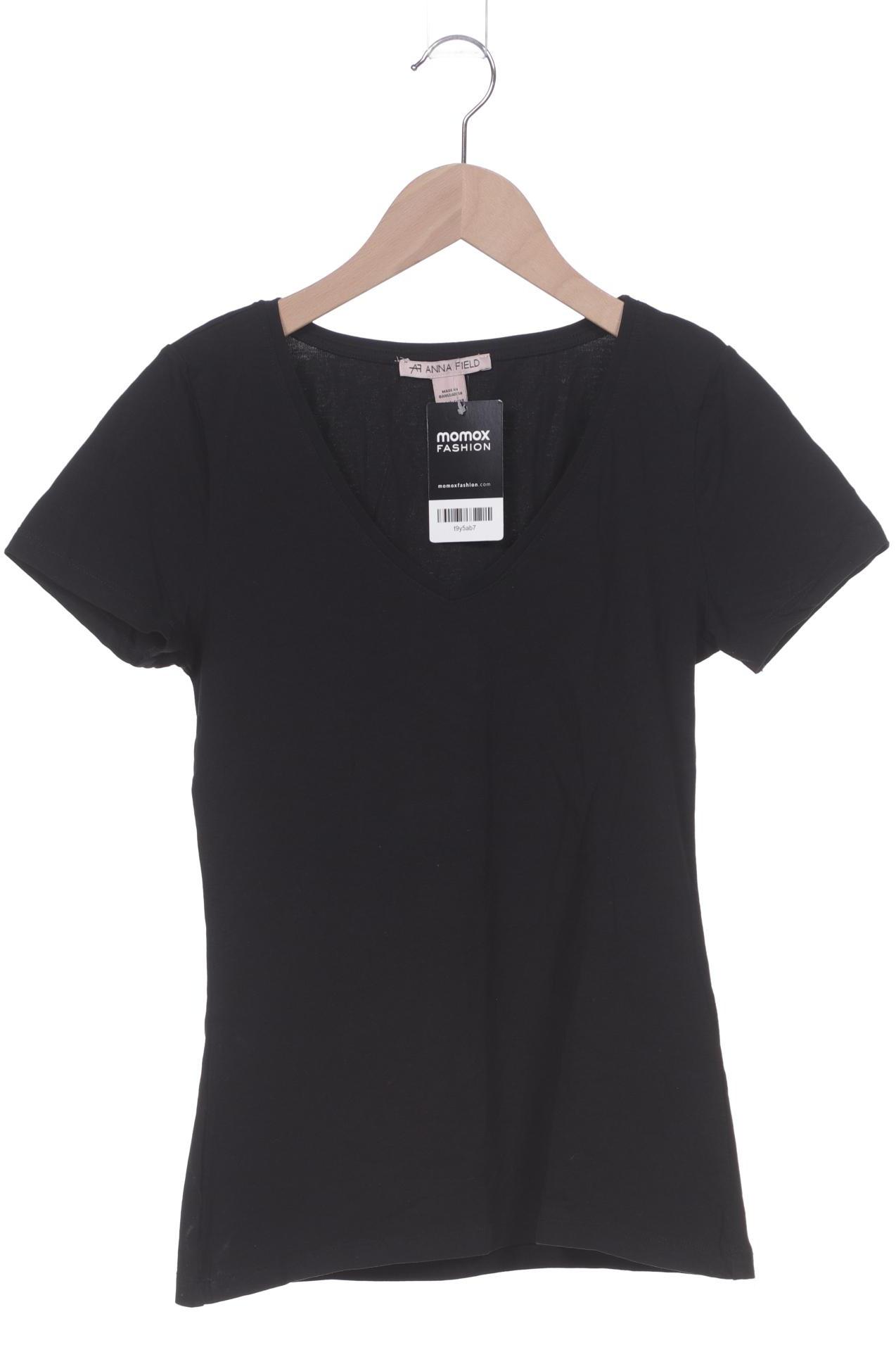 Anna Field Damen T-Shirt, schwarz, Gr. 36 von Anna Field