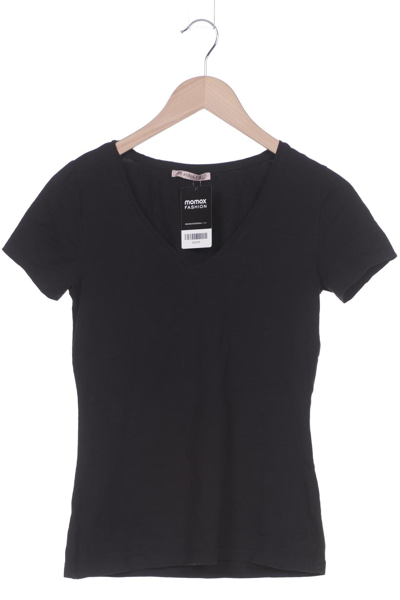 Anna Field Damen T-Shirt, schwarz, Gr. 36 von Anna Field