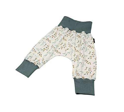 Anna Karinna Kids Baby Pumphose Mädchen - Kinderhose mit Blumenpattern Baumwolle Jersey Kinder Trousers, 56 Willow Branch von Anna Karinna Kids