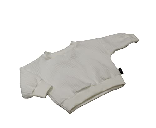 Anna Karinna Kids Musselin Langarmshirt Baby Langarm Pullover Kinder Babykleidung Mädchen und Jungen Bio Baumwolle Größe 68 Weiss Anna Karinna Kids Musselin Langarmshirt Baby Langarm Pullover Kinder Babykleidung Mädchen und Jungen Bio Baumwolle Größe 68 Weiss von Anna Karinna Kids