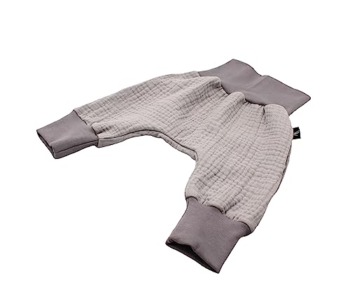 Anna Karinna Kids Pumphose Musselin Kinder Hose Baby Bio Baumwolle Sommer Junge und Mädchen Gray 104 von Anna Karinna Kids