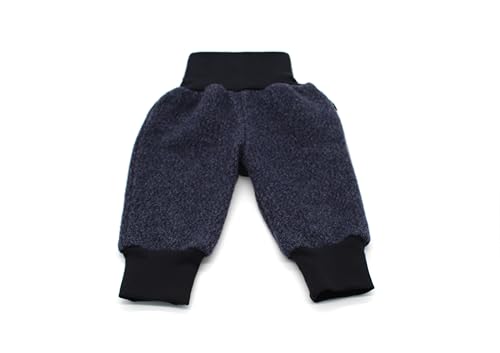 Anna Karinna Kids Winterhosen Kinder Merinowolle Hose Baby dunkelblau Pumphosen aus 100% Bio-Merinowolle für Jungen und Mädchen 104 Dark Blue von Anna Karinna Kids