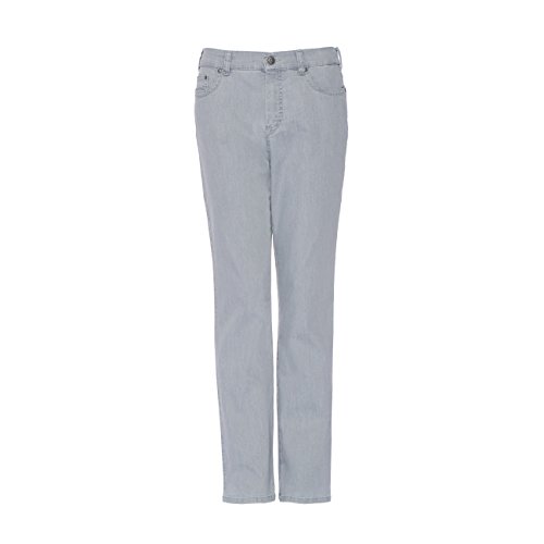 Anna Montana Damen Jeans Dora London - Silber (33) - 46 von Anna Montana