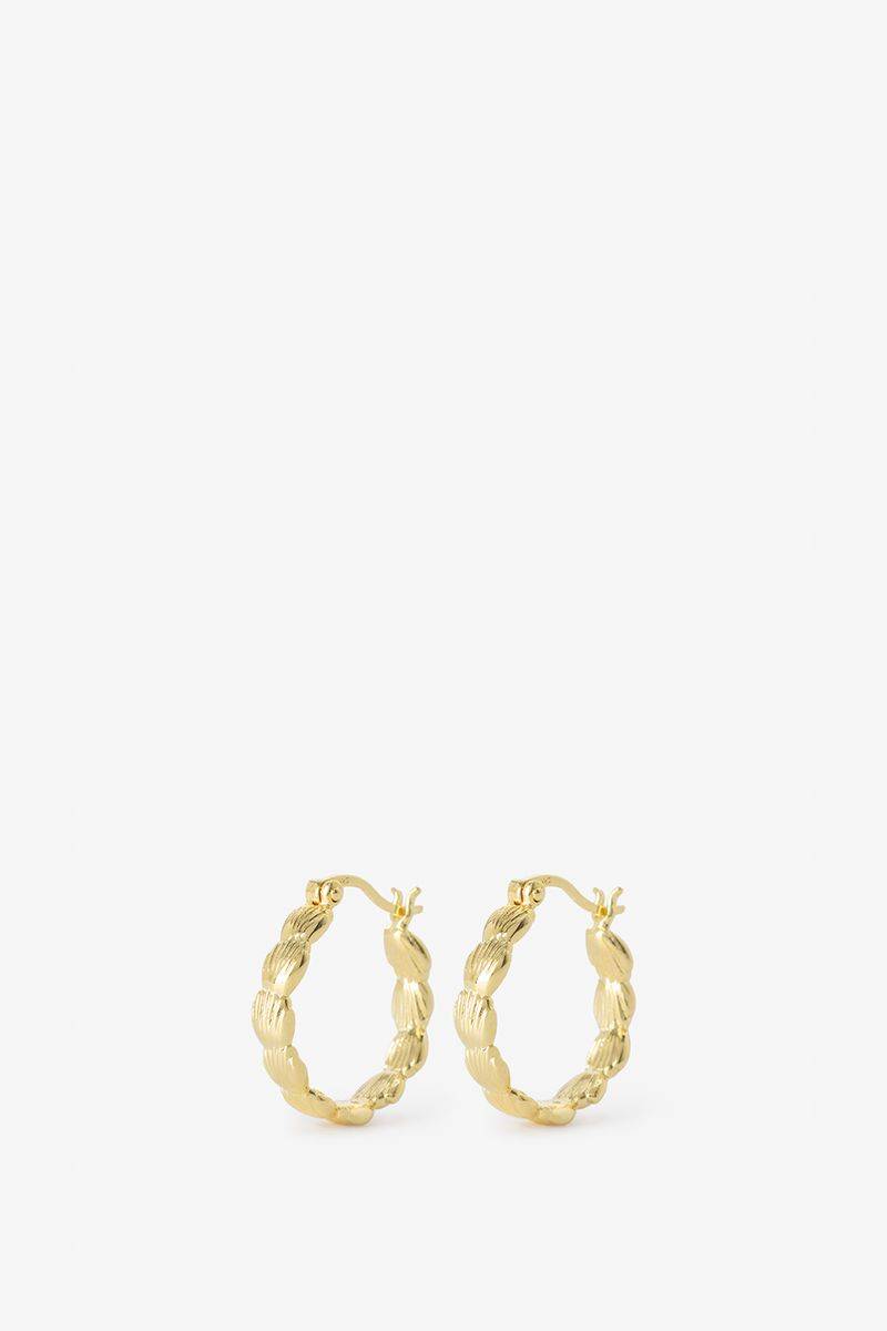Anna + Nina Ohrringe Small Hoop Gold-plated Anna + Nina Ohrringe Small Hoop Gold-plated von Anna Nina