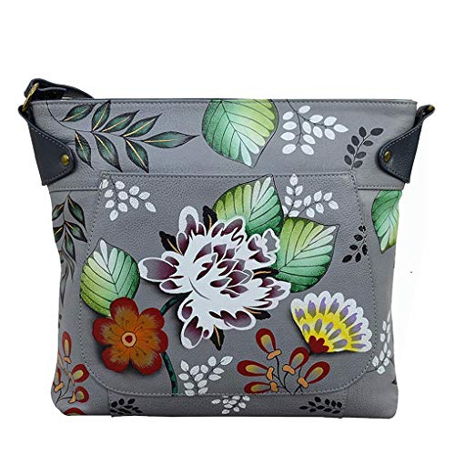 Anna by Anuschka Damen 8037 Convertible Tote Bag-Echtes Leder of, Garden Eden von Anna by Anuschka