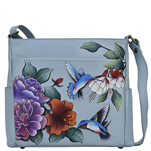 Anna by Anuschka Damen Crossbody mit Seitentaschen, Garten Juwelen von Anna by Anuschka