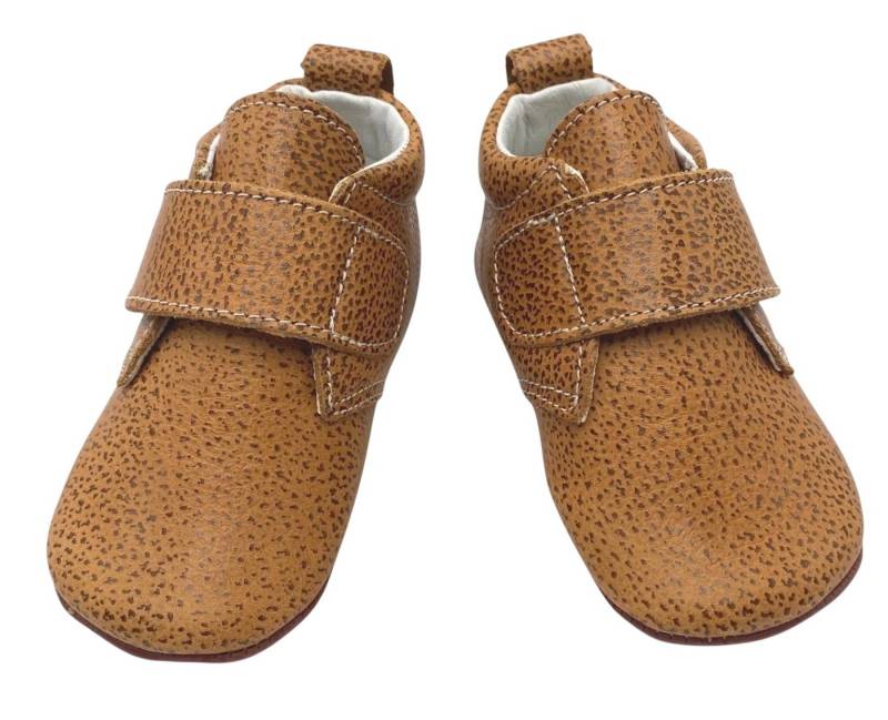 Anna und Paul Basic Krabbelschuh (2-tlg) Krabbelschuh mit Klettverschluss, rutschfester Gummisohle von Anna und Paul