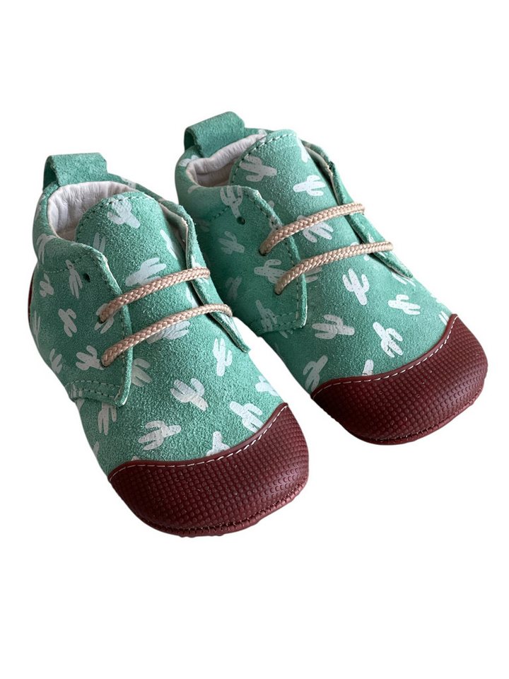 Anna und Paul Kaktus Krabbelschuh (2-tlg) Rutschfeste Gummisohle mit Herzchenprofil von Anna und Paul