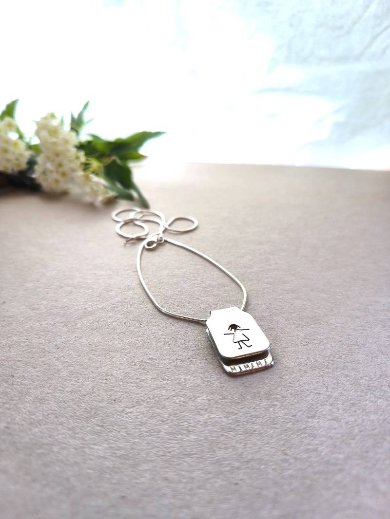 Sac16 „My Mom" - Doppelter Silberanhänger Ein Besonderes Design Für Die Beste Mutter Der Welt von AnnaAstromArt