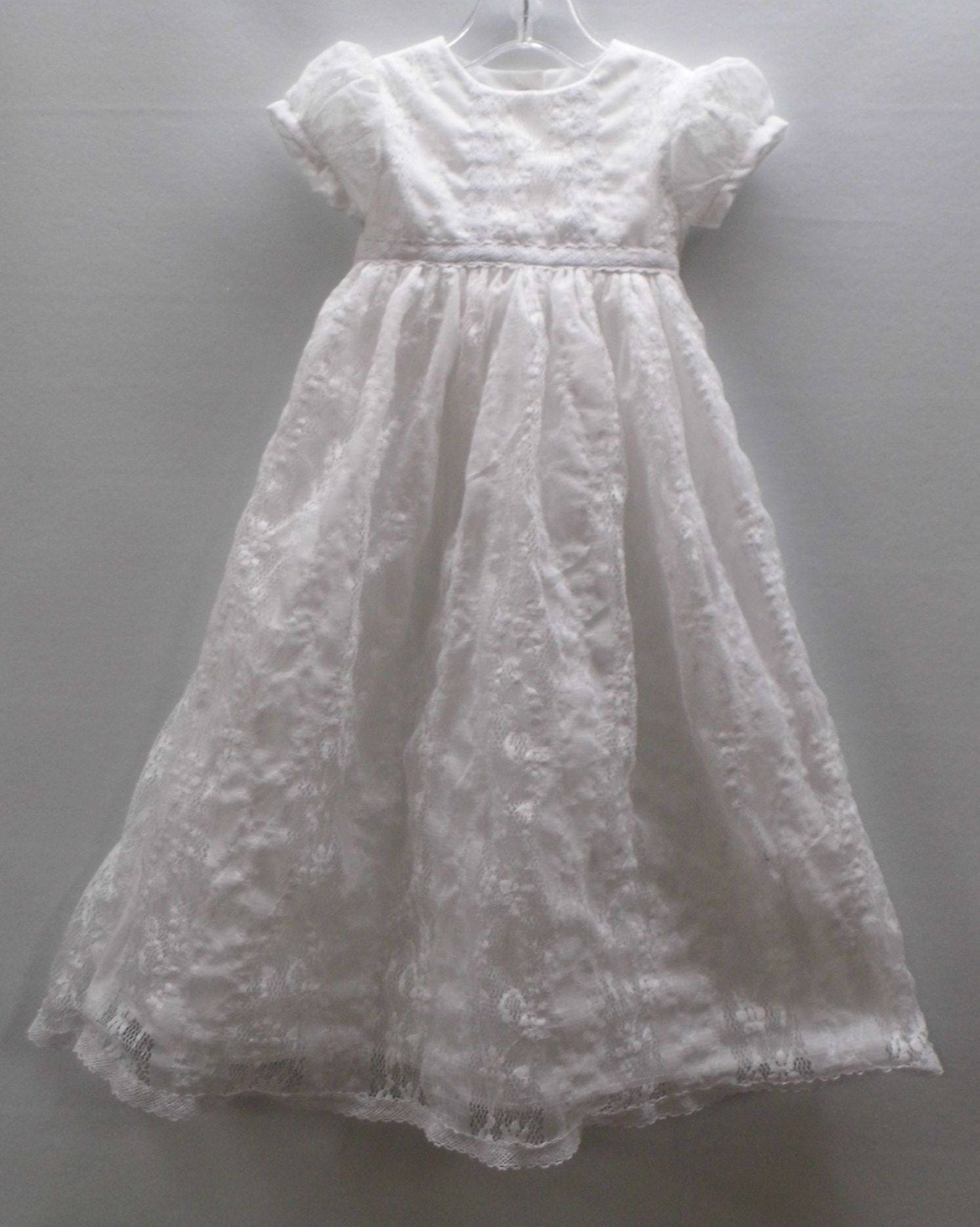 Amelia Kleid, Taufkleid Spitze, Taufkleid Taufe, Baby-Segenskleid, Weißes Spitzenkleid, Baby-Kleid, Weißes Spitzenkleid, Weißes Spitzenkleid Für von AnnaBouche