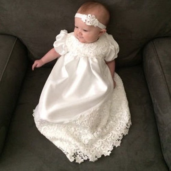 Isabella Kleid, Taufkleid Spitze, Taufkleid Taufe von AnnaBouche