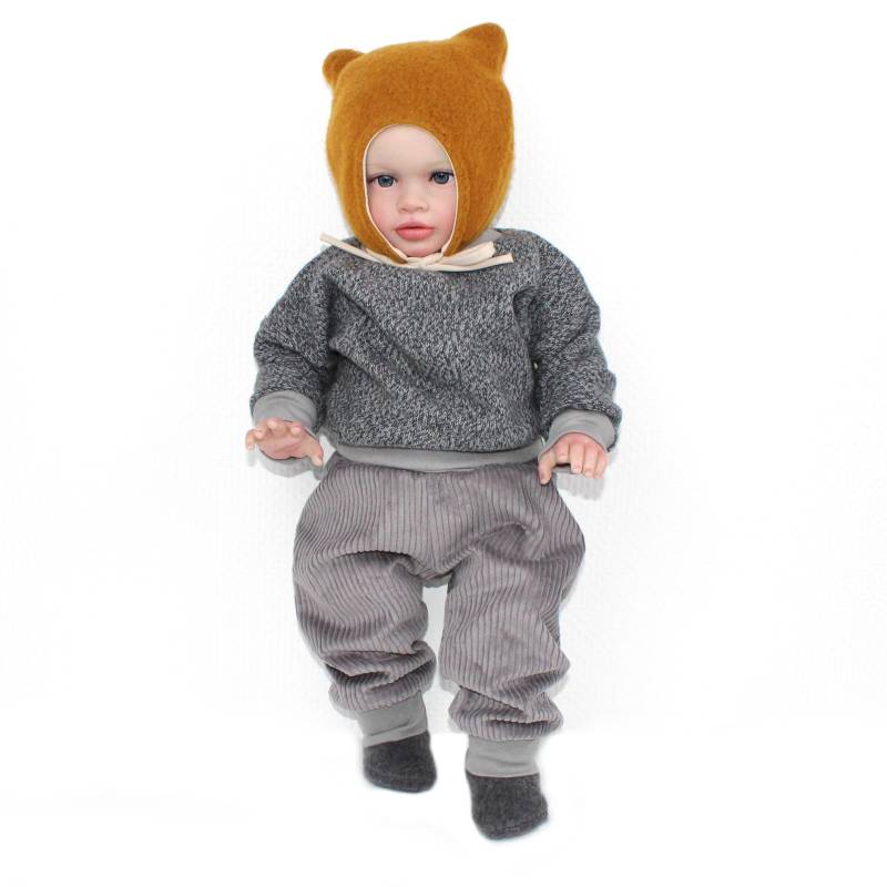 Pumphose Aus Breitcord Baumwolle - Grau Farbe | Größen 74 92 Weich, Bequem & Stylisch von AnnaKarinnaKids