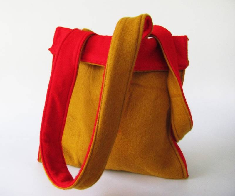 Handtasche 100% Filz. .weihnachtsgeschenk - Sale von AnnaLela