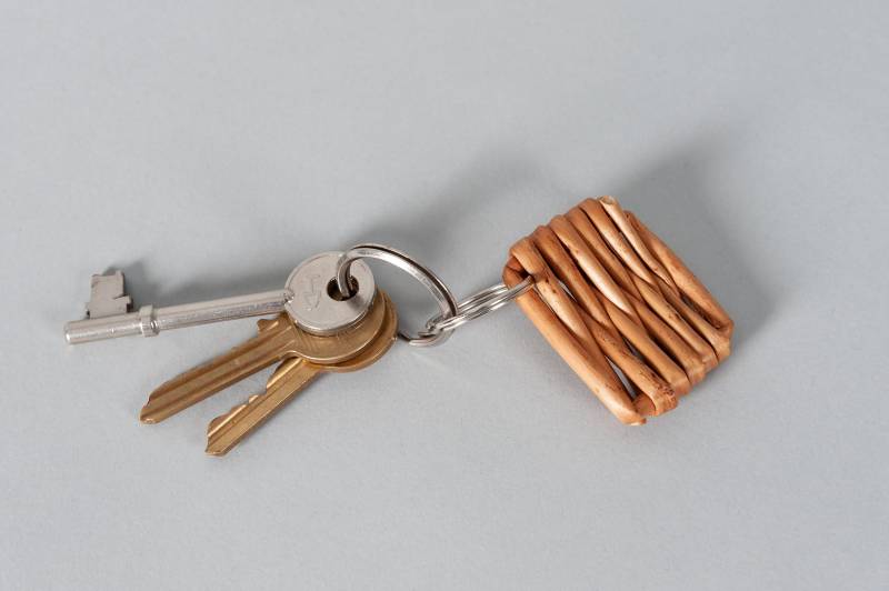 Gewebte Weide Schlüsselanhänger | Handgefertigt in Edinburgh Nachhaltig Dekoration von AnnaLiebmannBasketry