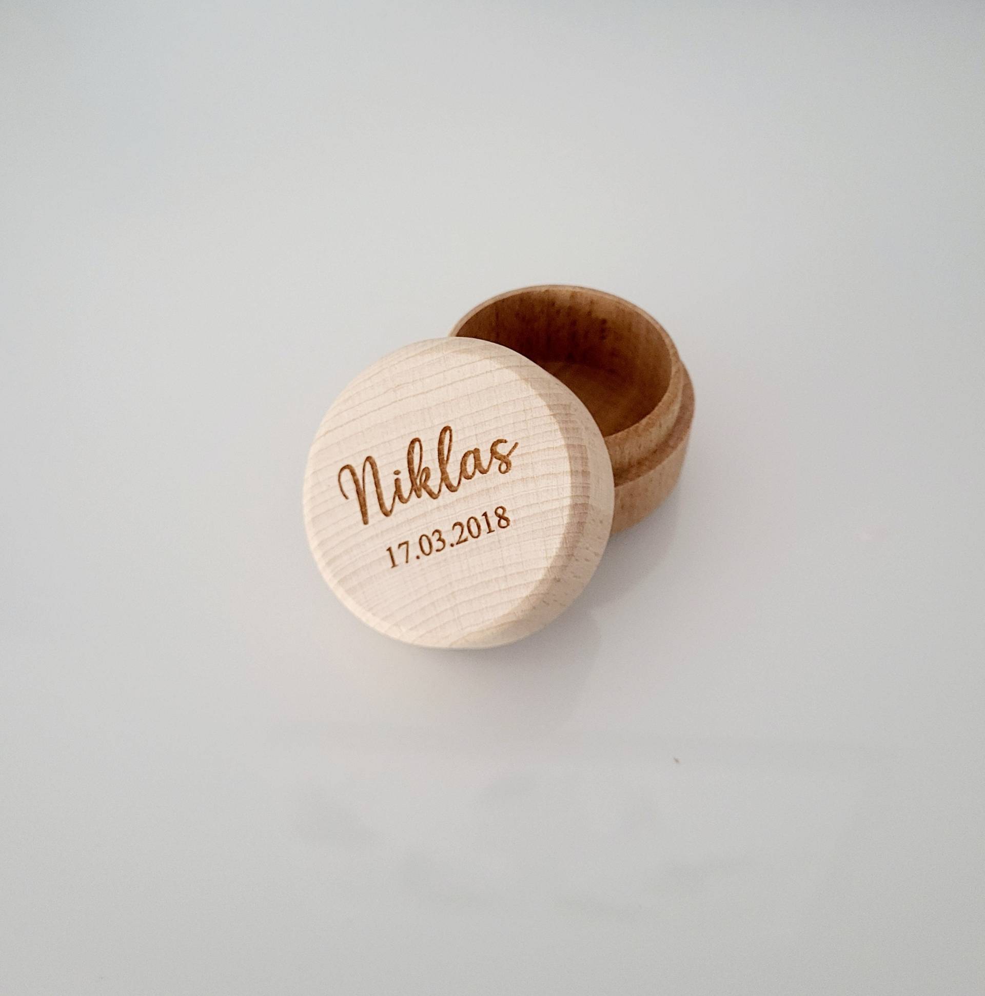 Zahndose Mit Wunschgravur, Milchzahndose, Zahnaufbewahrungsdose, Zahnfee, Personalisiert, Milchzahnbox, Erinnerungsdose Für Zähne von AnnaMadeManufactur