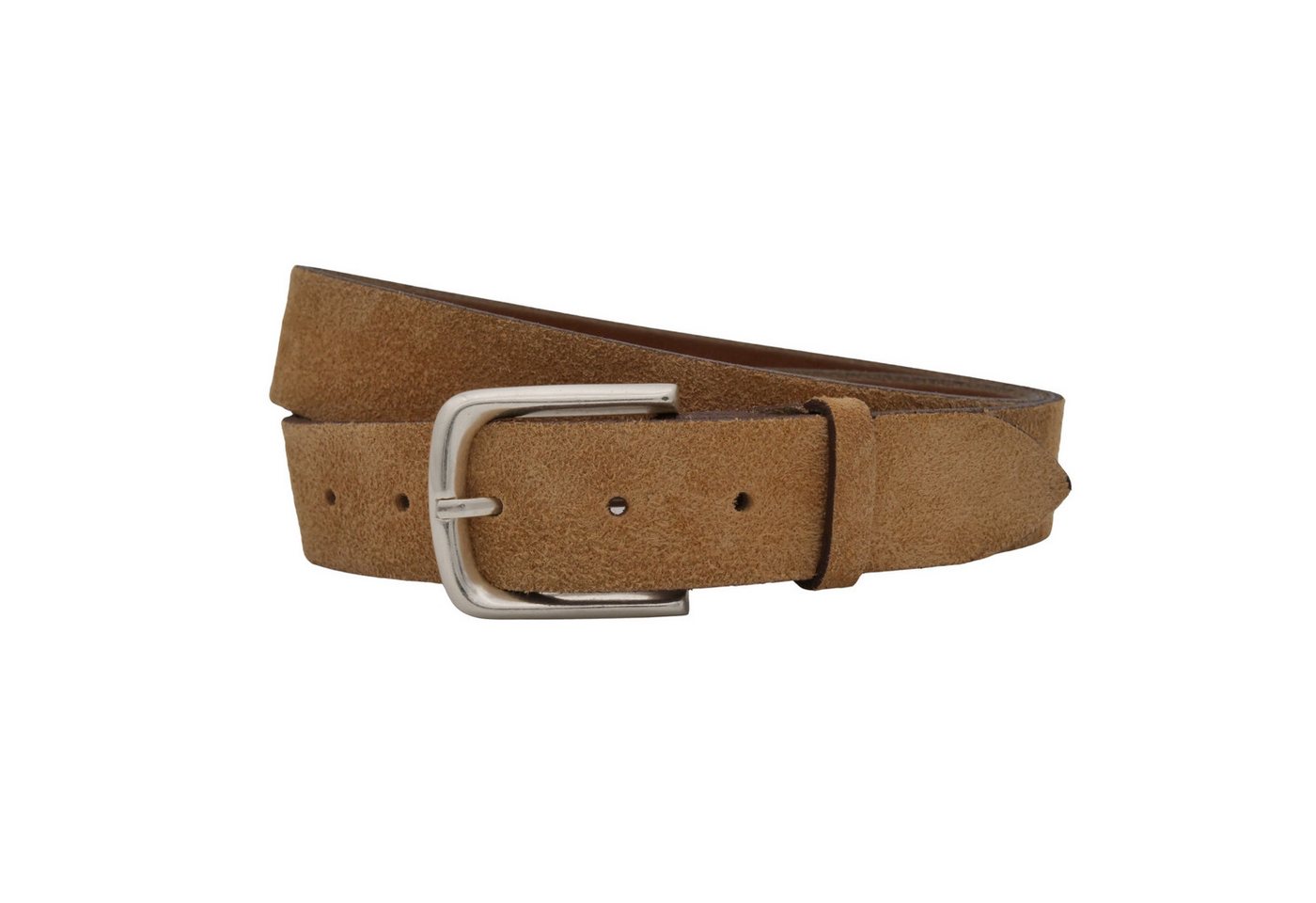 AnnaMatoni Ledergürtel AnnaMatoni Damen Ledergürtel in hochwertigem Velour Leder 4cm von AnnaMatoni