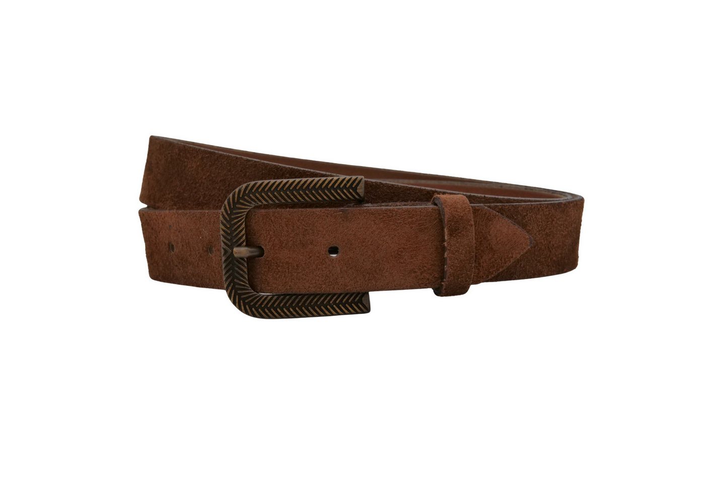 AnnaMatoni Ledergürtel AnnaMatoni Damen Ledergürtel in hochwertigem Velour Leder 3cm von AnnaMatoni