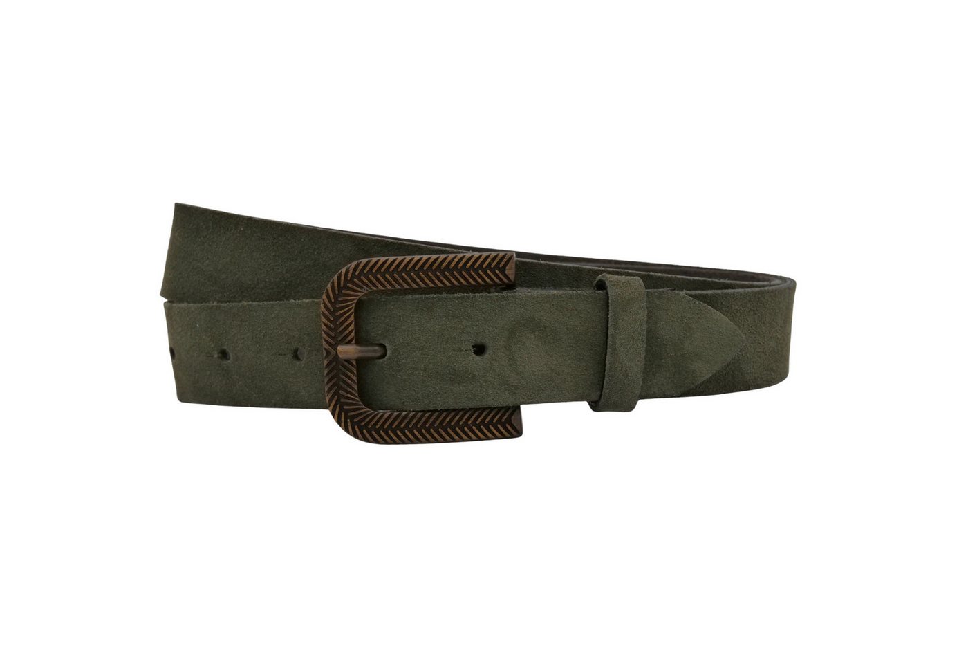 AnnaMatoni Ledergürtel AnnaMatoni Damen Ledergürtel in hochwertigem Velour Leder 3cm von AnnaMatoni