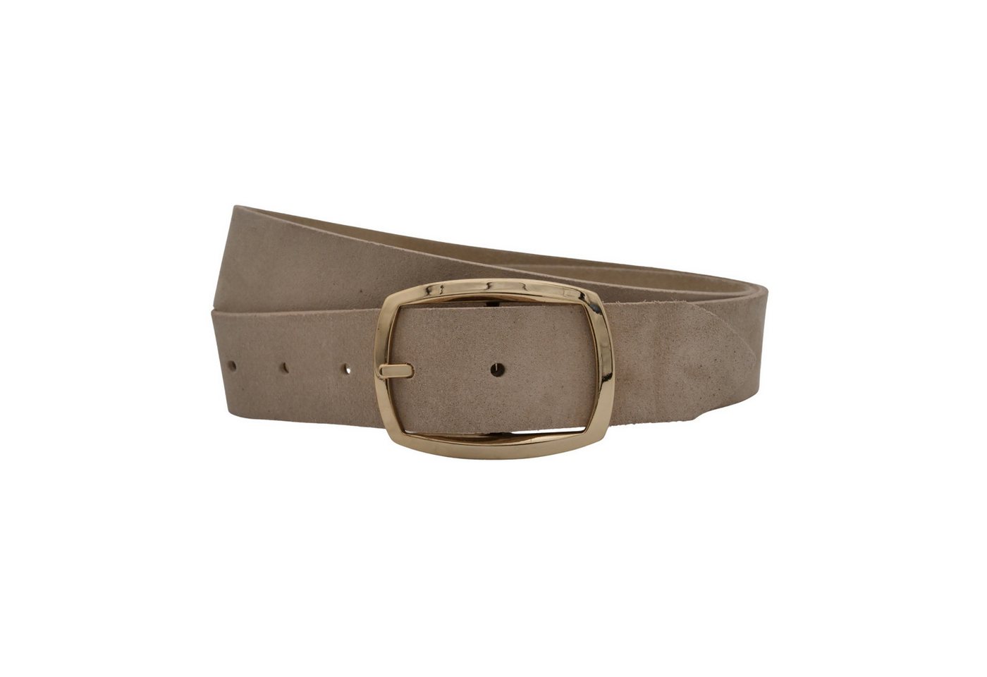 AnnaMatoni Ledergürtel AnnaMatoni Damen Ledergürtel in hochwertigem Velour Leder 3,5cm von AnnaMatoni