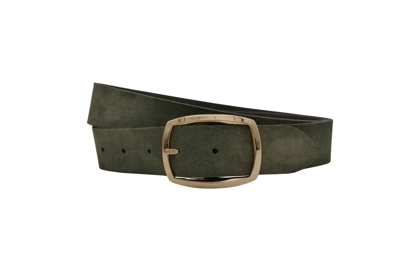 AnnaMatoni Ledergürtel AnnaMatoni Damen Ledergürtel in hochwertigem Velour Leder 3,5cm von AnnaMatoni