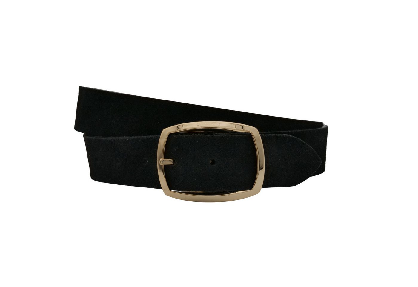 AnnaMatoni Ledergürtel AnnaMatoni Damen Ledergürtel in hochwertigem Velour Leder 3,5cm von AnnaMatoni