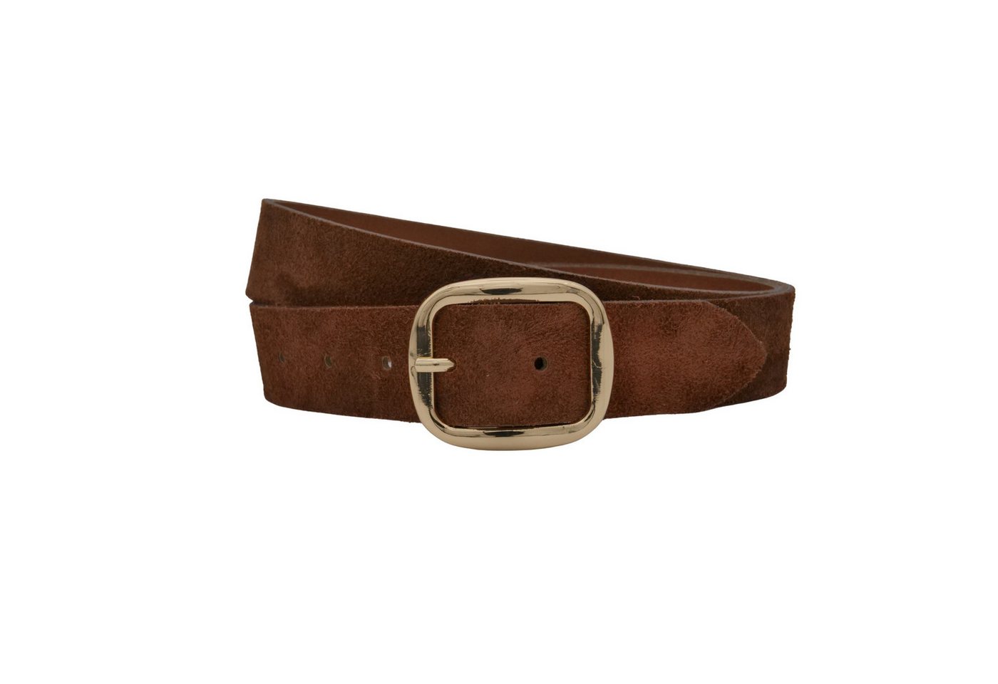 AnnaMatoni Ledergürtel AnnaMatoni Damen Ledergürtel in hochwertigem Velour Leder 3,5cm von AnnaMatoni