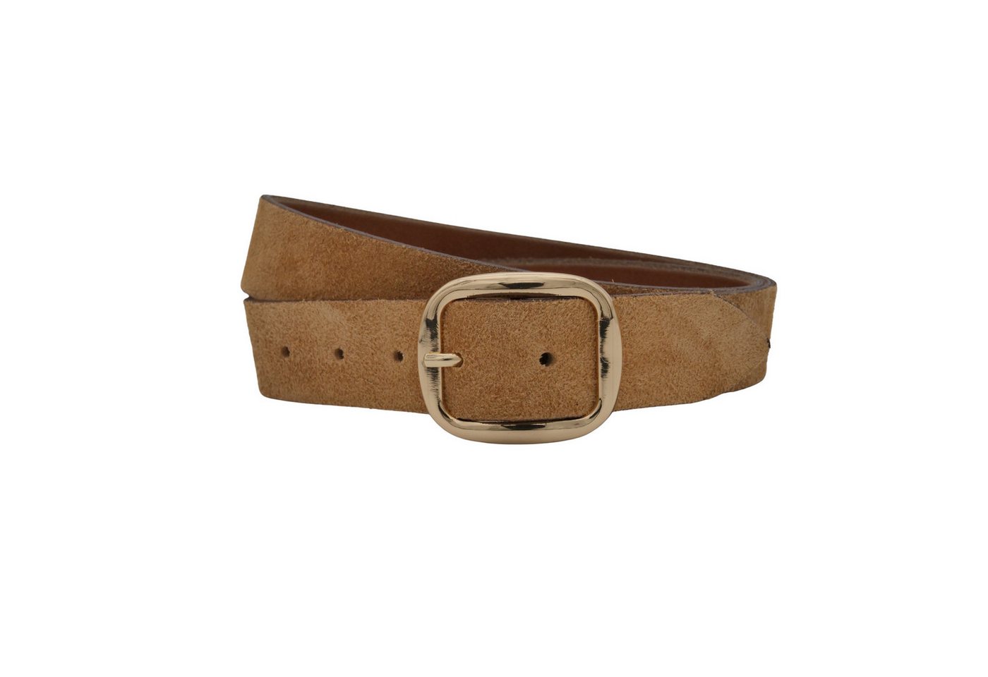 AnnaMatoni Ledergürtel AnnaMatoni Damen Ledergürtel in hochwertigem Velour Leder 3,5cm von AnnaMatoni