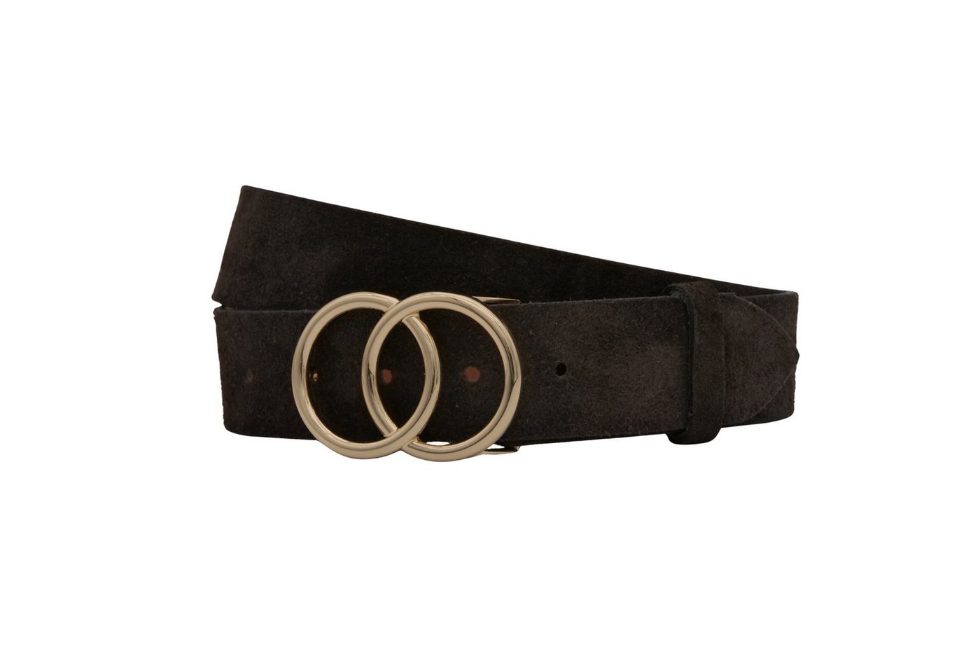 AnnaMatoni Ledergürtel AnnaMatoni Damen Ledergürtel in hochwertigem Velour Leder 4cm von AnnaMatoni