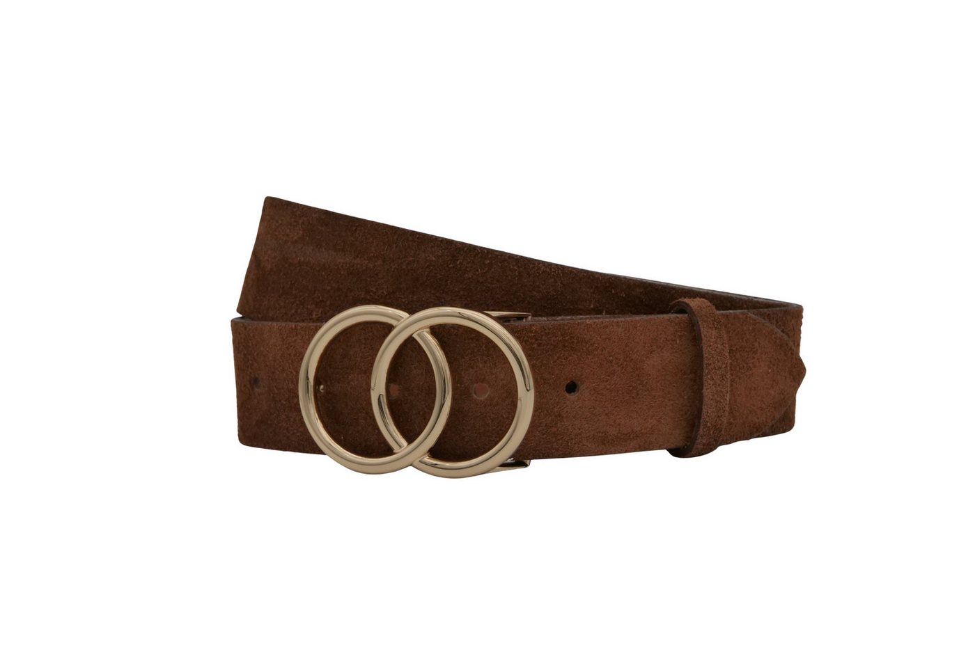 AnnaMatoni Ledergürtel AnnaMatoni Damen Ledergürtel in hochwertigem Velour Leder 4cm von AnnaMatoni