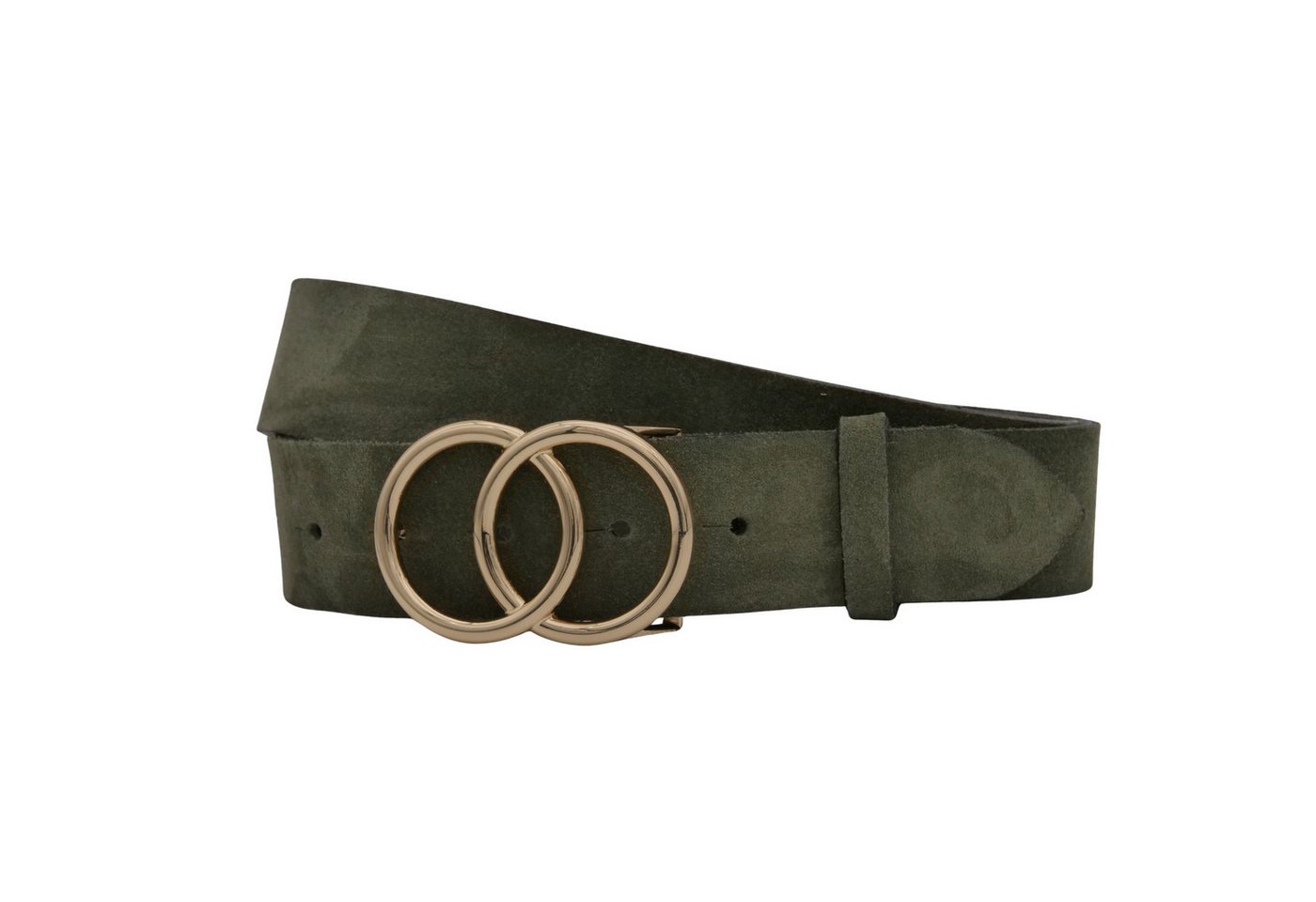 AnnaMatoni Ledergürtel AnnaMatoni Damen Ledergürtel in hochwertigem Velour Leder 4cm von AnnaMatoni