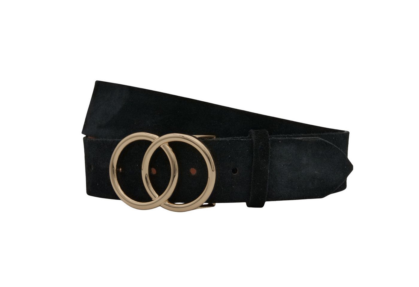 AnnaMatoni Ledergürtel AnnaMatoni Damen Ledergürtel in hochwertigem Velour Leder 4cm von AnnaMatoni