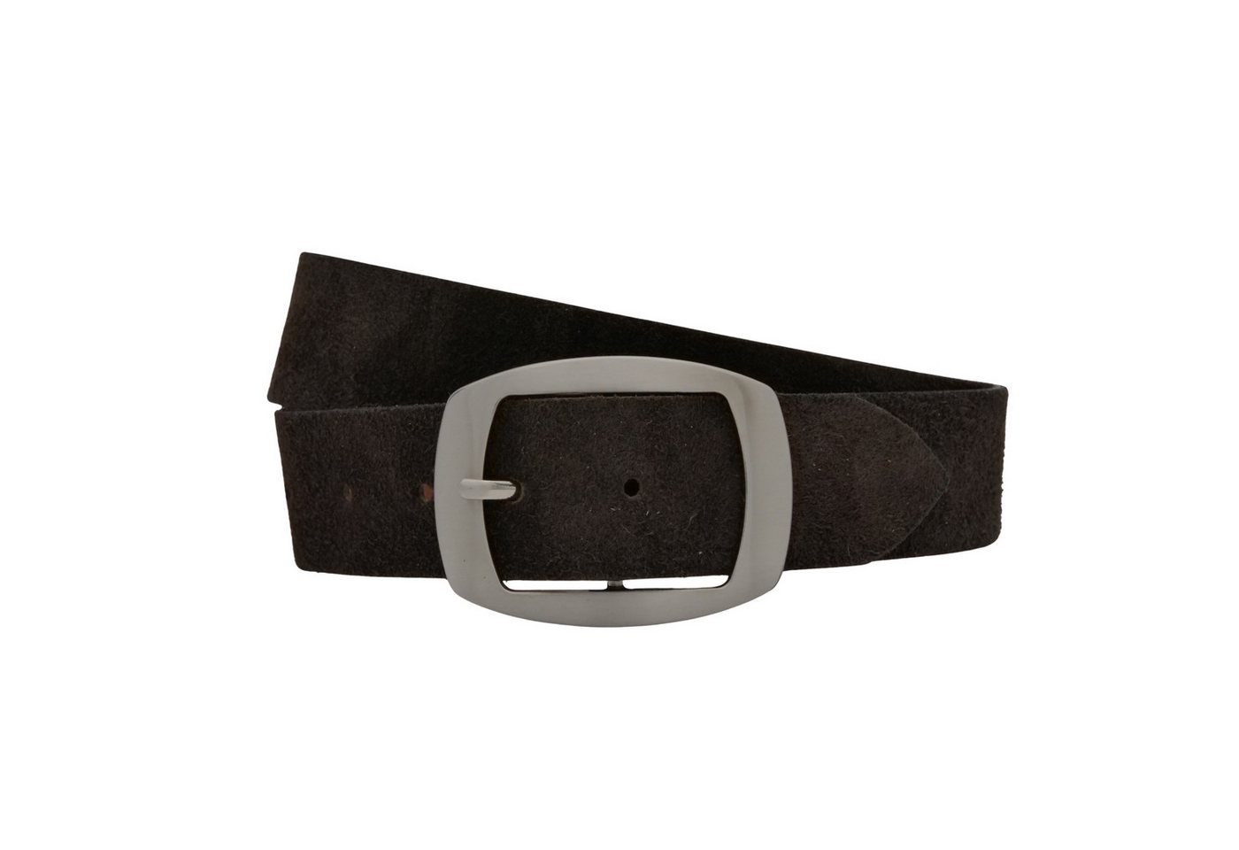 AnnaMatoni Ledergürtel AnnaMatoni Damen Ledergürtel in hochwertigem Velour Leder 4cm von AnnaMatoni