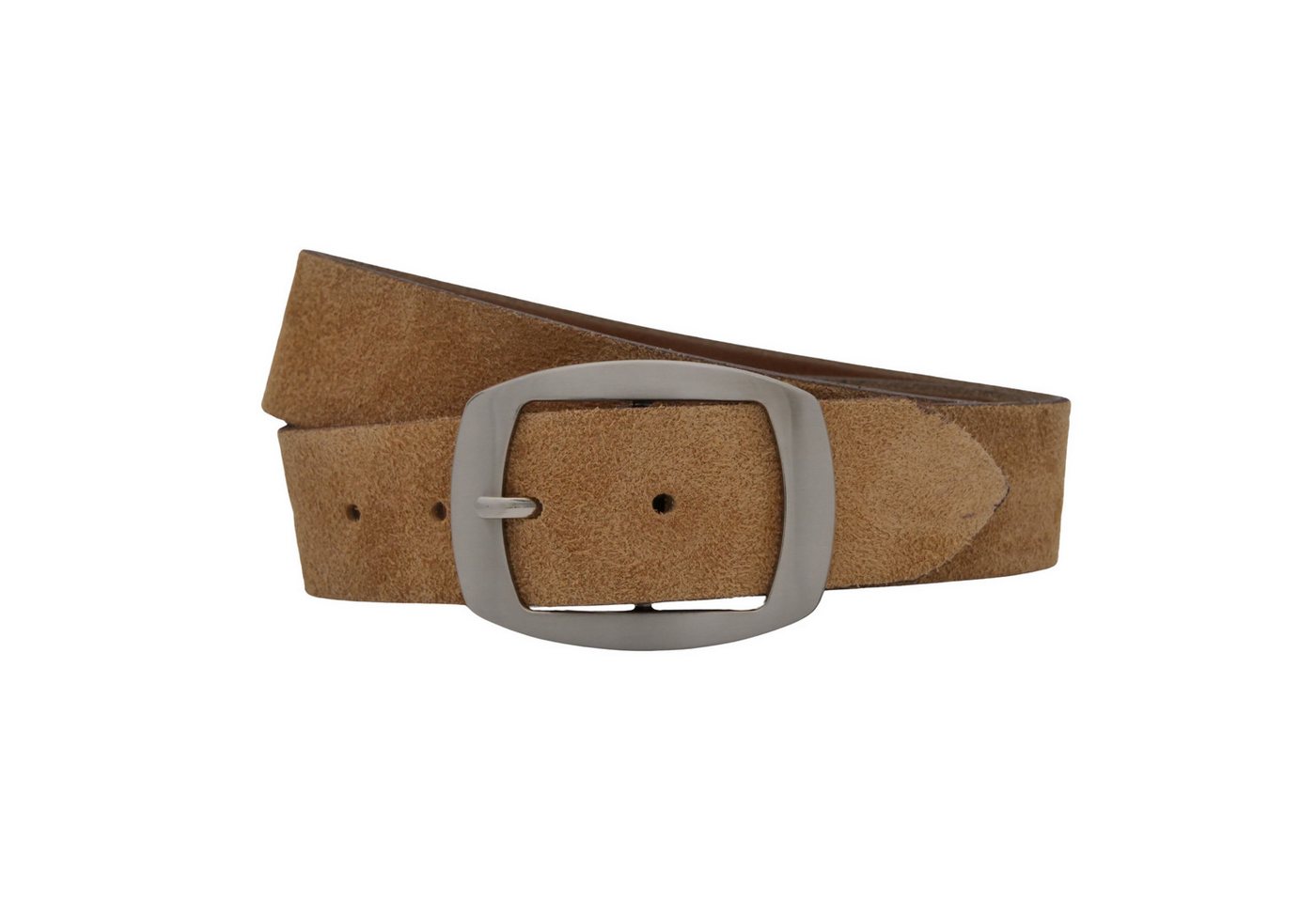 AnnaMatoni Ledergürtel AnnaMatoni Damen Ledergürtel in hochwertigem Velour Leder 4cm von AnnaMatoni