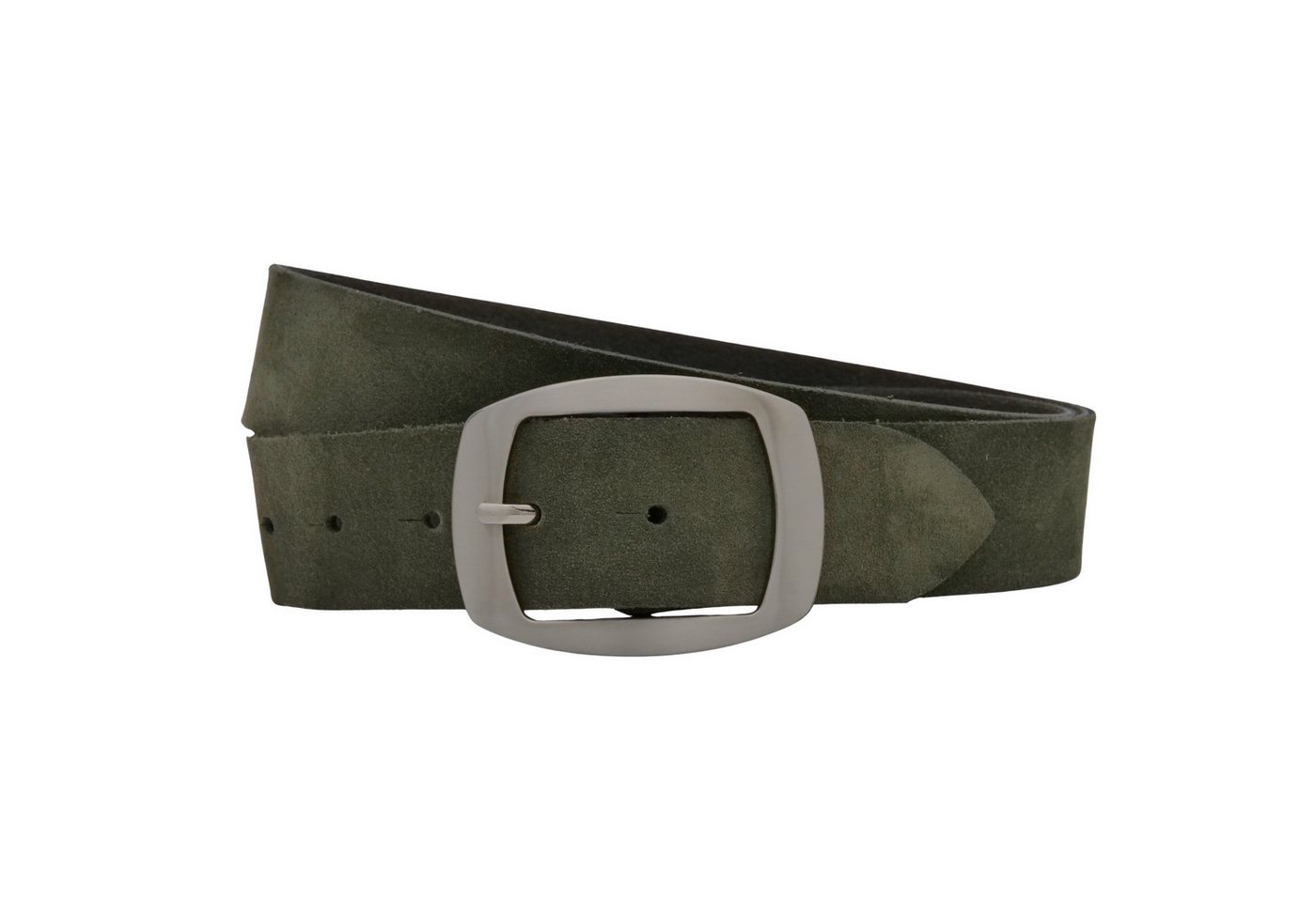 AnnaMatoni Ledergürtel AnnaMatoni Damen Ledergürtel in hochwertigem Velour Leder 4cm von AnnaMatoni