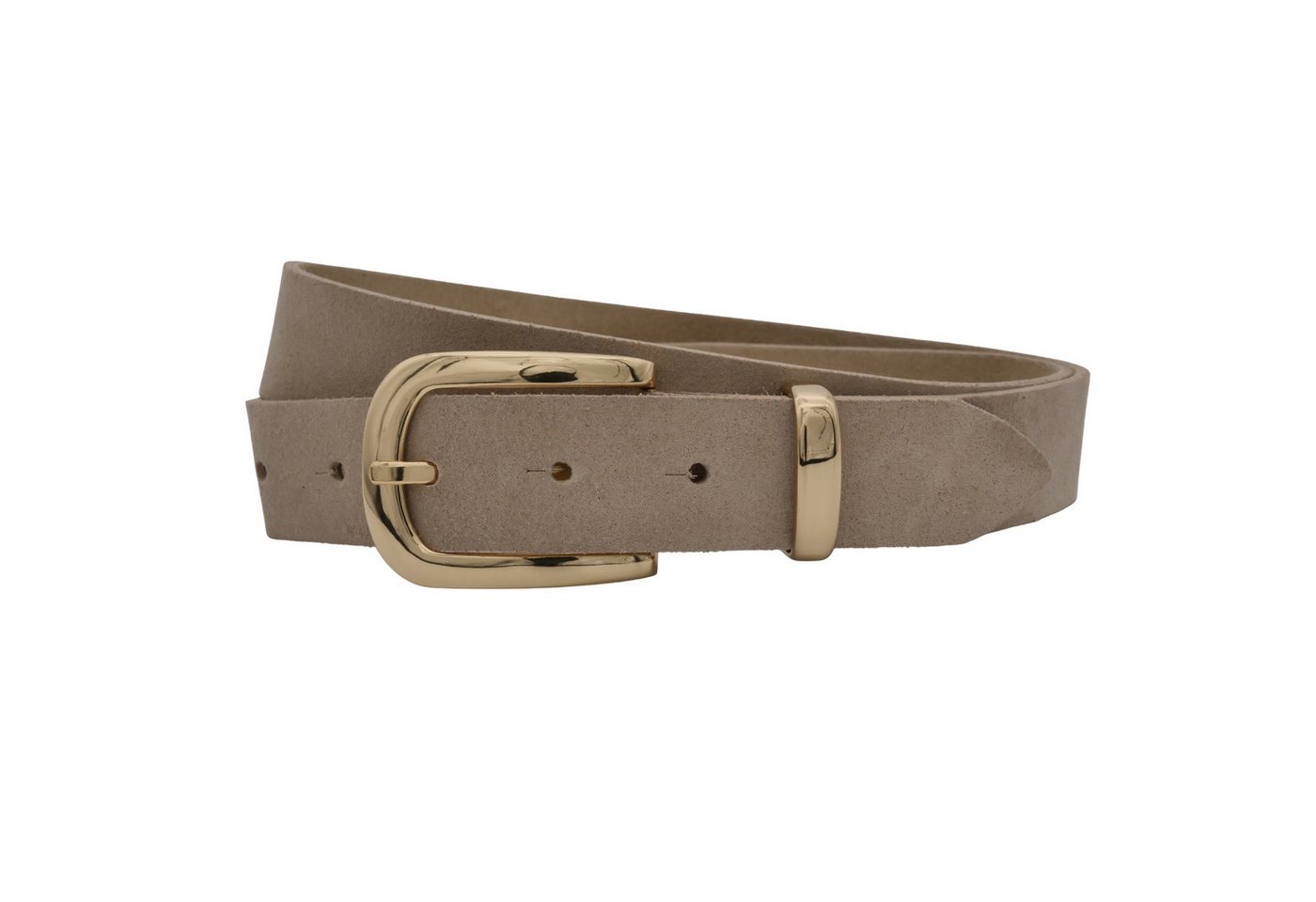 AnnaMatoni Ledergürtel AnnaMatoni Damen Ledergürtel in hochwertigem Velour Leder 3cm von AnnaMatoni