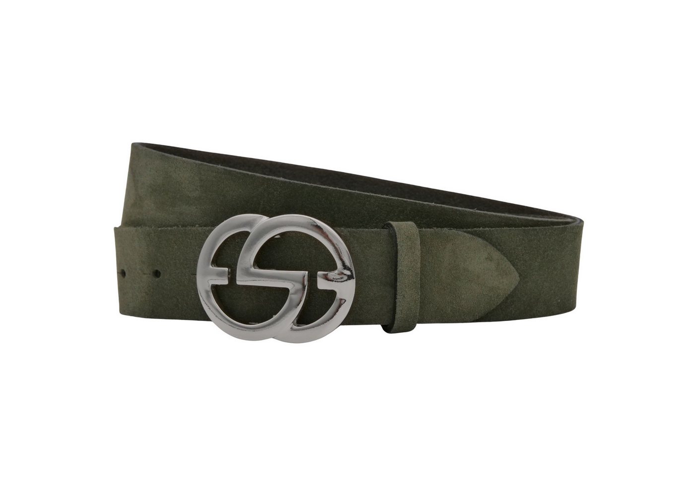 AnnaMatoni Ledergürtel AnnaMatoni Damen Ledergürtel in hochwertigem Velour Leder 4cm von AnnaMatoni