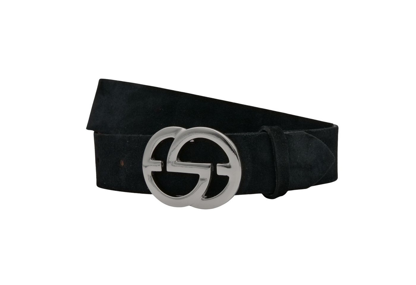 AnnaMatoni Ledergürtel AnnaMatoni Damen Ledergürtel in hochwertigem Velour Leder 4cm von AnnaMatoni